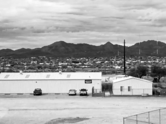 Image of WCAC building with mountains in background