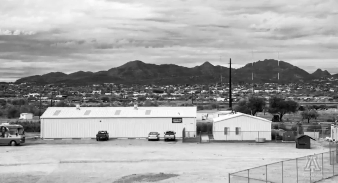 Image of WCAC building with mountains in background